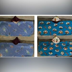 Homemade double-sided poncho